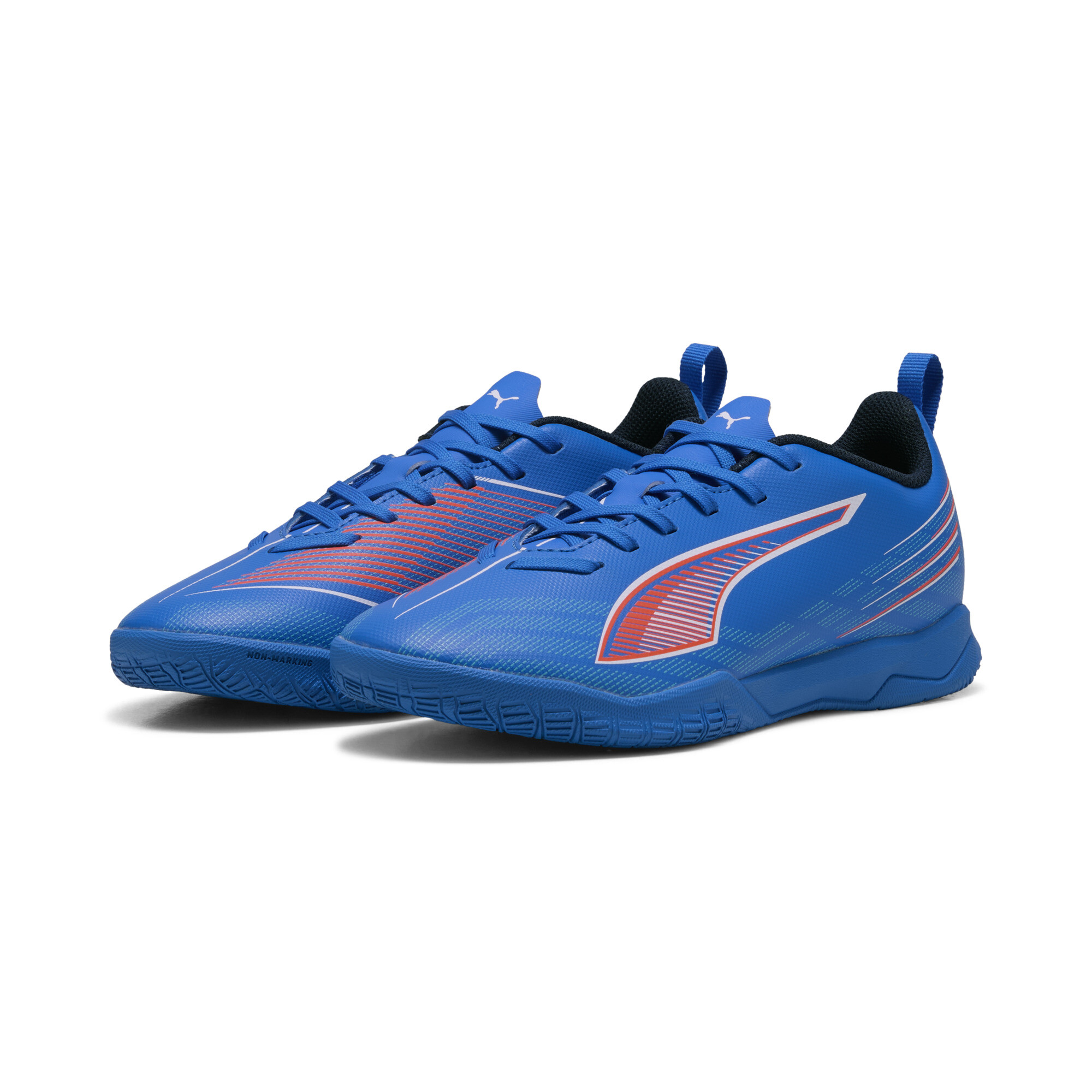 PUMA ULTRA 6 PLAY futsalschoenen, Blauw/Rood/Wit, Maat 35 thumbnail 6