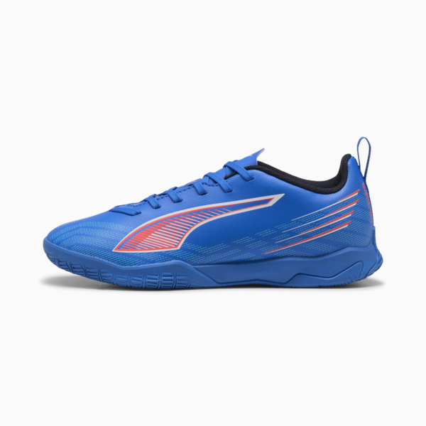 ULTRA 6 PLAY Futsal Boots Youth, Ultra Blue-PUMA White-Glowing Red, large-MEX