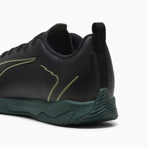 Tacos de fútbol FUTURE 6 PLAY para adolescentes, PUMA Black-Fizzy Light-Green Terrain, large-MEX