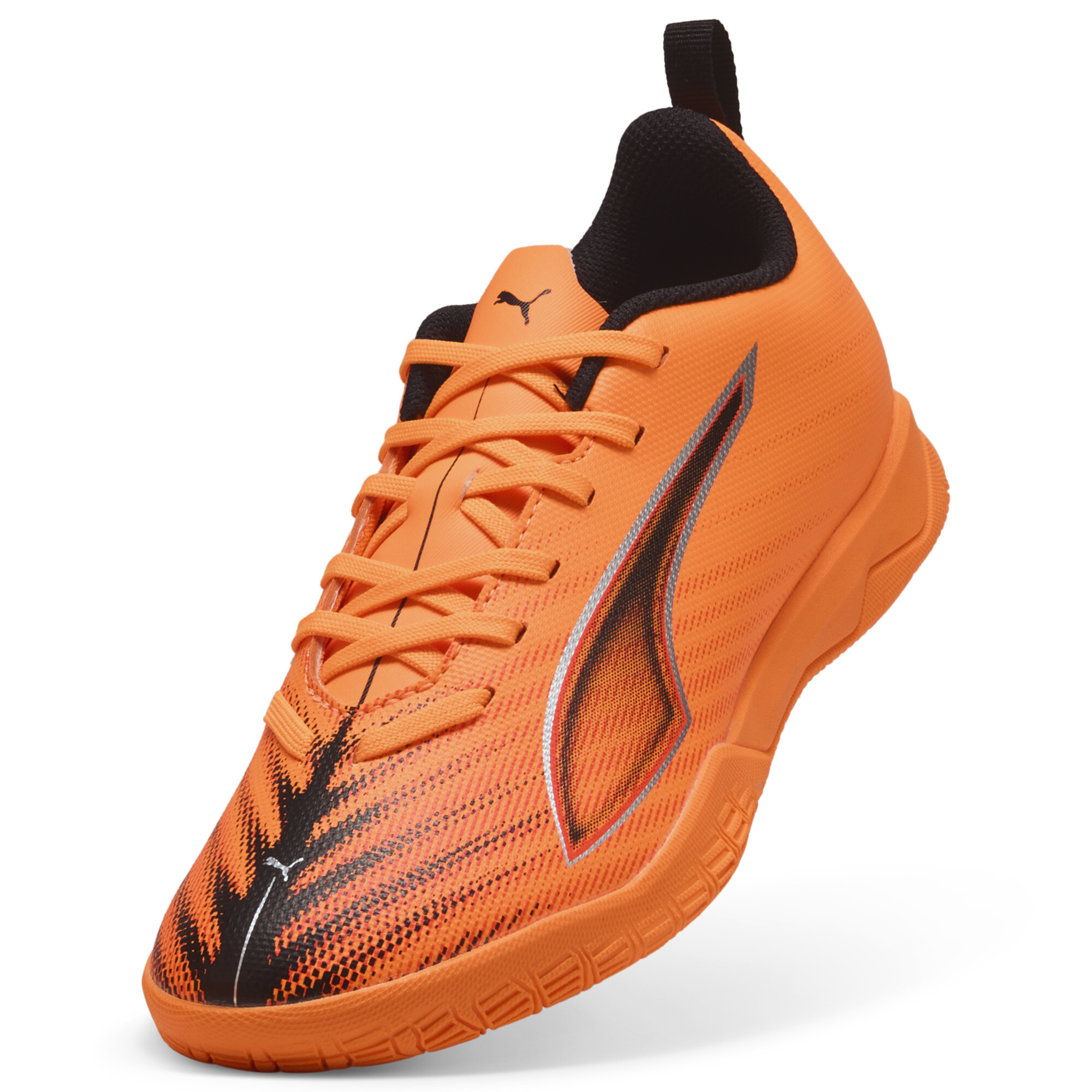 PUMA ULTRA 6 PLAY futsalschoenen, Zwart/Rood, Maat 38 thumbnail 2