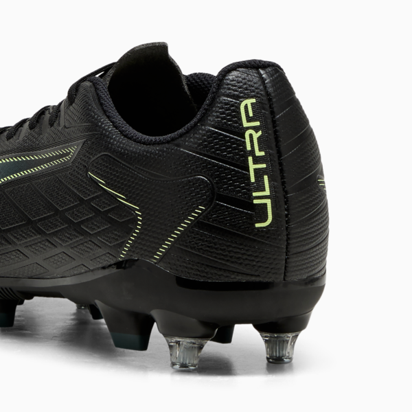 ULTRA 6 PLAY MxSG Football Boots Unisex, PUMA Black-Fizzy Light-Green Terrain, large-ZAF