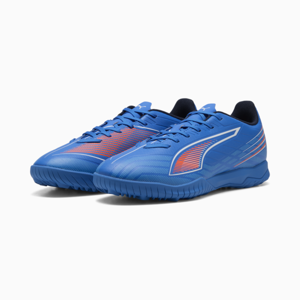 ULTRA 6 PLAY TT Football Boots Unisex, Ultra Blue-PUMA White-Glowing Red, large-ZAF