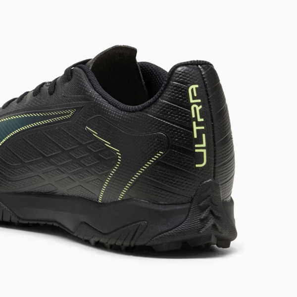 ULTRA 6 PLAY TT Football Boots Unisex, PUMA Black-Fizzy Light-Green Terrain, large-ZAF