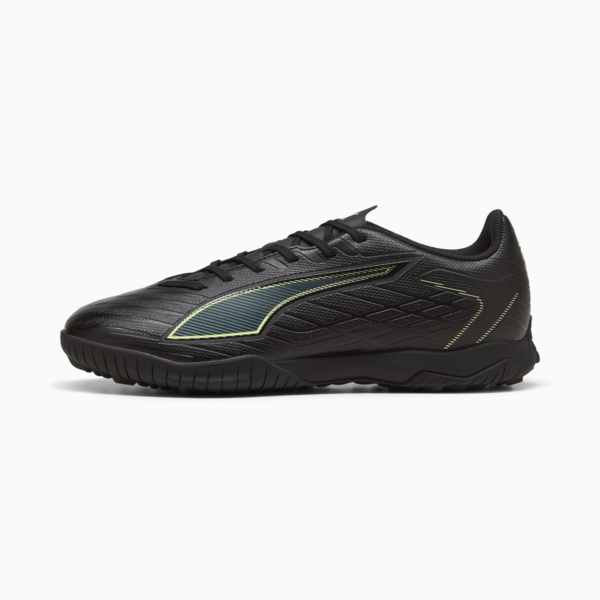 ULTRA 6 PLAY TT Football Boots Unisex, PUMA Black-Fizzy Light-Green Terrain, large-ZAF
