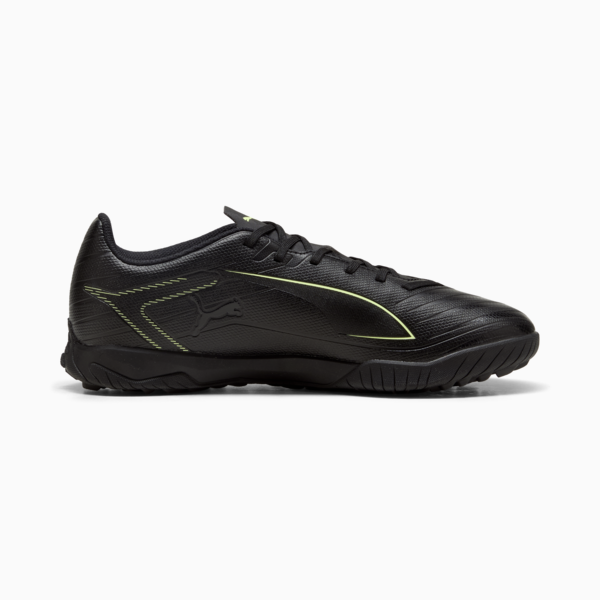 ULTRA 6 PLAY TT Football Boots Unisex, PUMA Black-Fizzy Light-Green Terrain, large-ZAF