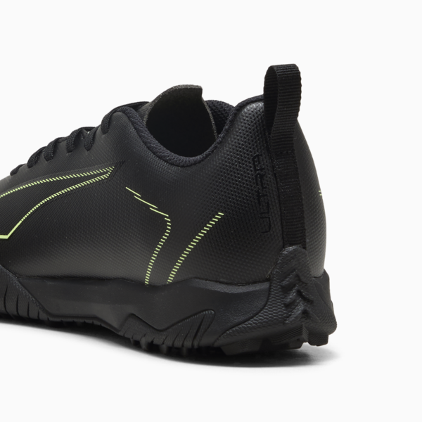 ULTRA 6 PLAY TT Football Boots Youth, PUMA Black-Fizzy Light-Green Terrain, large-ZAF