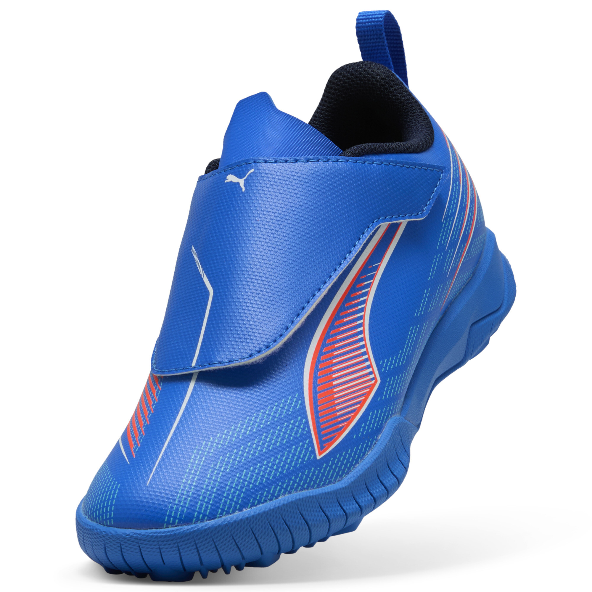 PUMA ULTRA 6 PLAY TT voetbalschoenen, Blauw/Rood/Wit, Maat 36 thumbnail 2