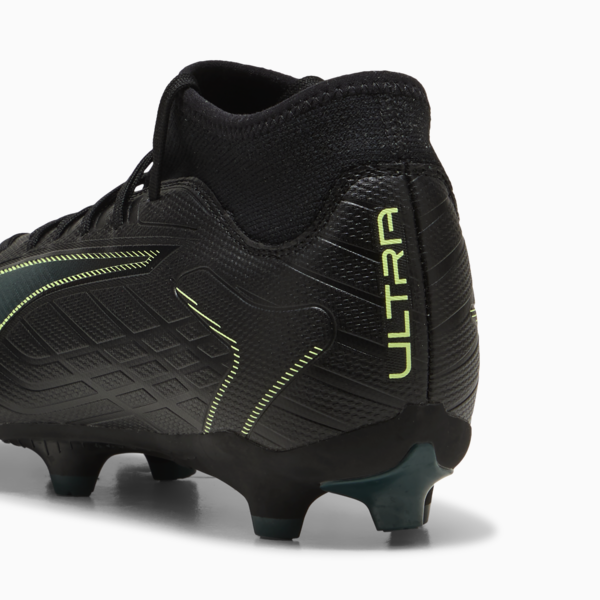 ULTRA 6 PLAY+ FG/AG Football Boots Unisex, PUMA Black-Fizzy Light-Green Terrain, large-ZAF