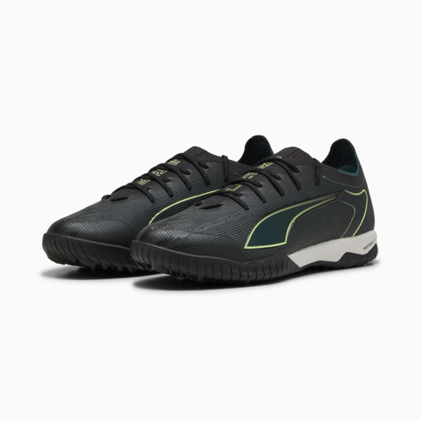 Tacos de fútbol ULTRA 6 PRO CAGE TT, PUMA Black-Fizzy Light-Green Terrain, large-MEX