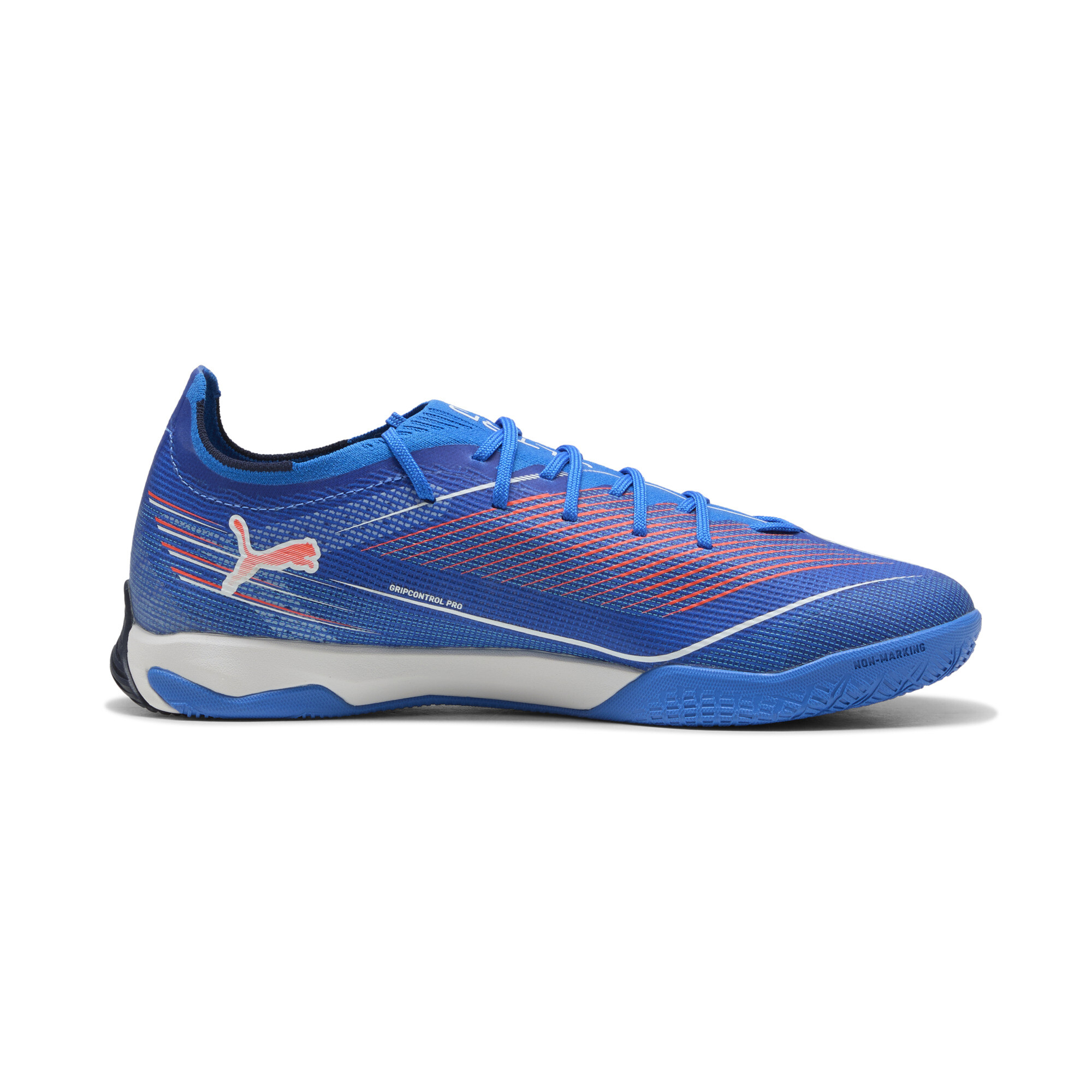 PUMA ULTRA 6 PRO COURT futsalschoenen uniseks, Blauw/Rood/Wit, Maat 44,5 thumbnail 3