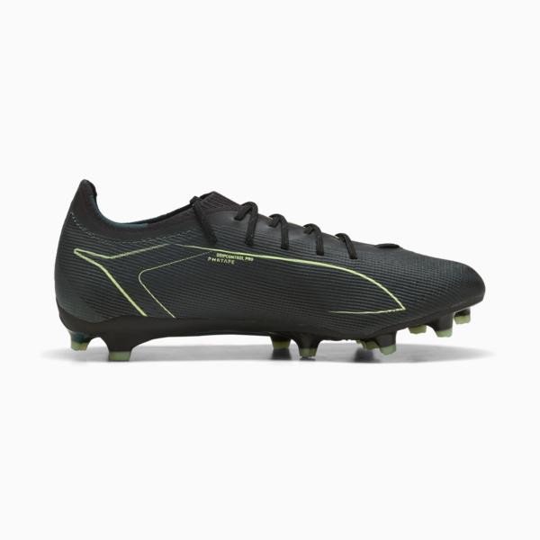 ULTRA 6 PRO FG/AG Football Boots Unisex, PUMA Black-Fizzy Light-Green Terrain, large-ZAF