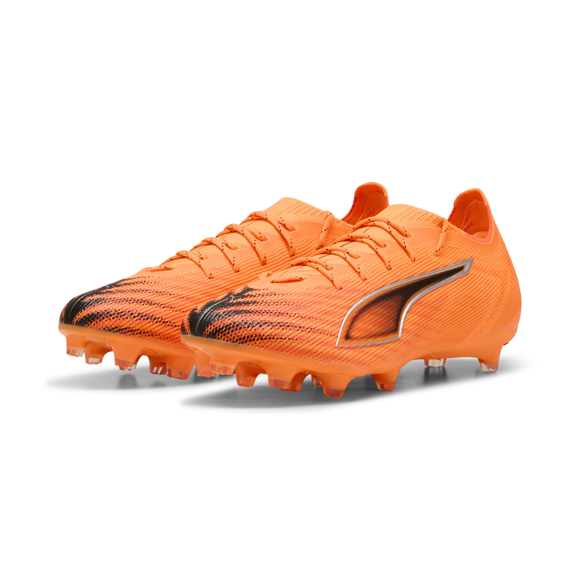 PUMA ULTRA 6 PRO FG/AG voetbalschoenen uniseks, Zwart/Rood, Maat 44,5 thumbnail 6