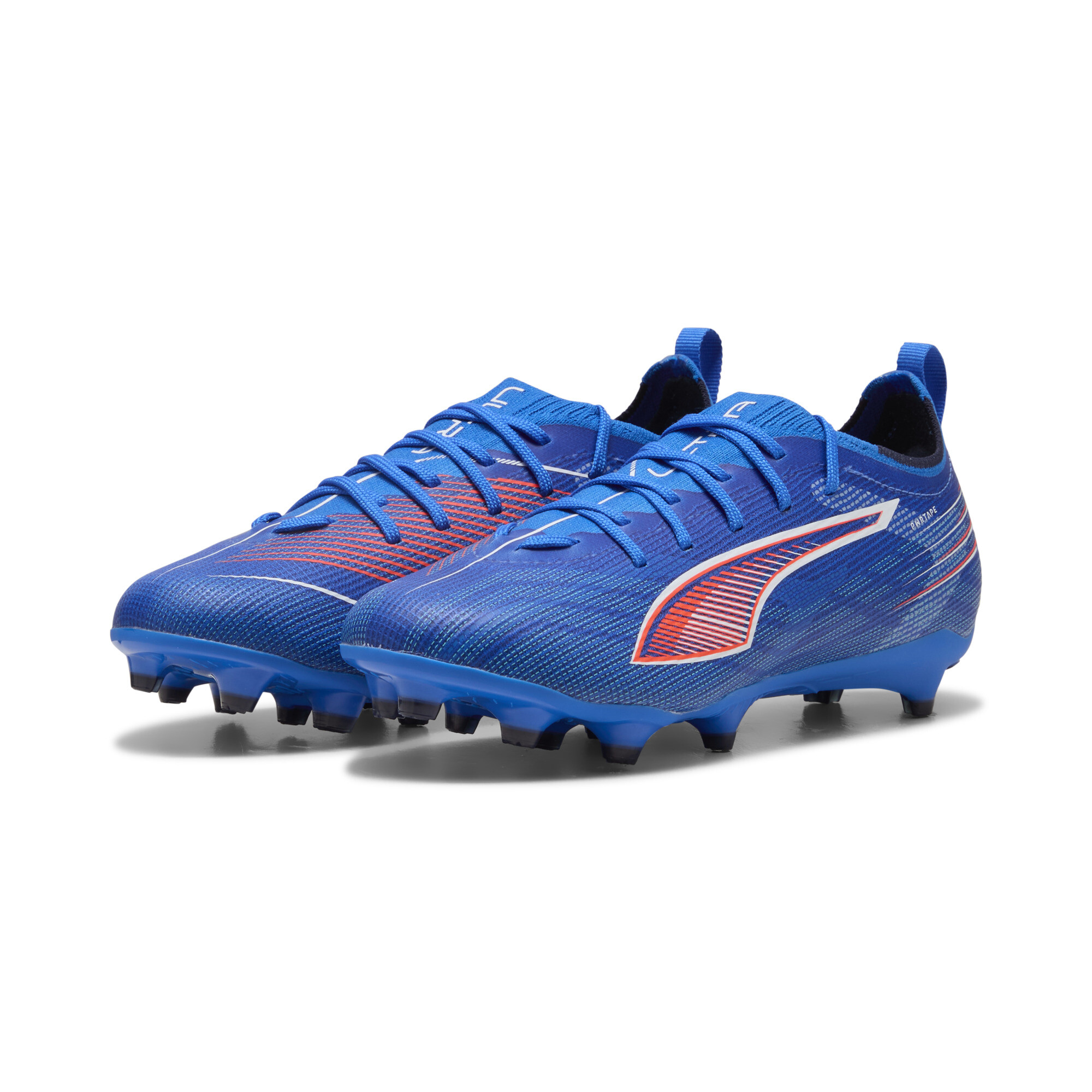 PUMA ULTRA 6 PRO FG/AG voetbalschoenen, Blauw/Rood/Wit, Maat 34 thumbnail 6