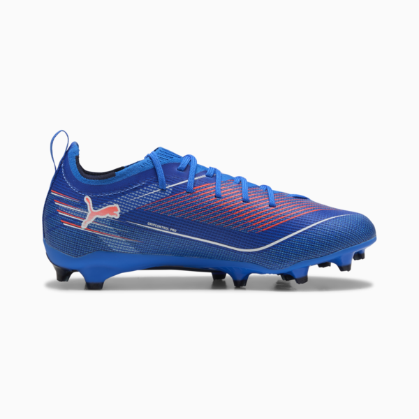 Tacos de fútbol ULTRA 6 PRO FG/AG para adolescentes, Ultra Blue-PUMA White-Glowing Red, large-MEX