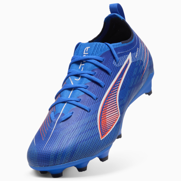 Tacos de fútbol ULTRA 6 PRO FG/AG para adolescentes, Ultra Blue-PUMA White-Glowing Red, large-MEX