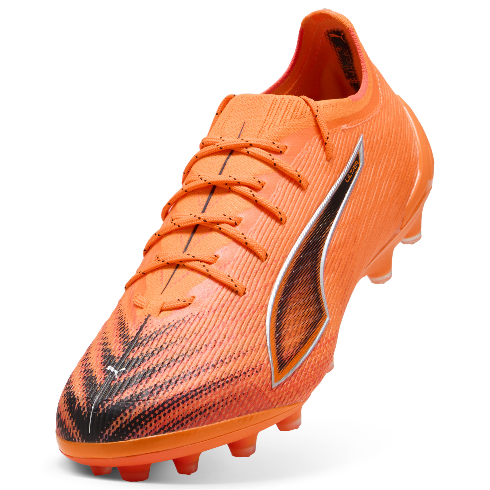 PUMA ULTRA 6 ULTIMATE AG uniseks voetbalschoenen, Zwart/Rood, Maat 42 thumbnail 2