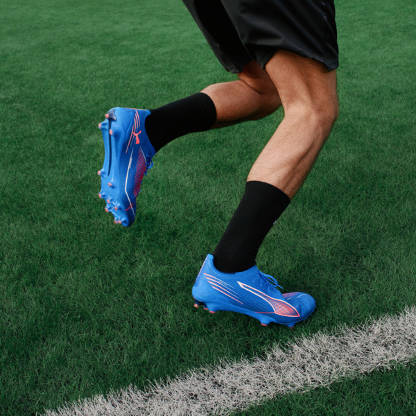 ULTRA 6 ULTIMATE FG Football Boots Unisex, Ultra Blue-PUMA White-Glowing Red, large-ZAF
