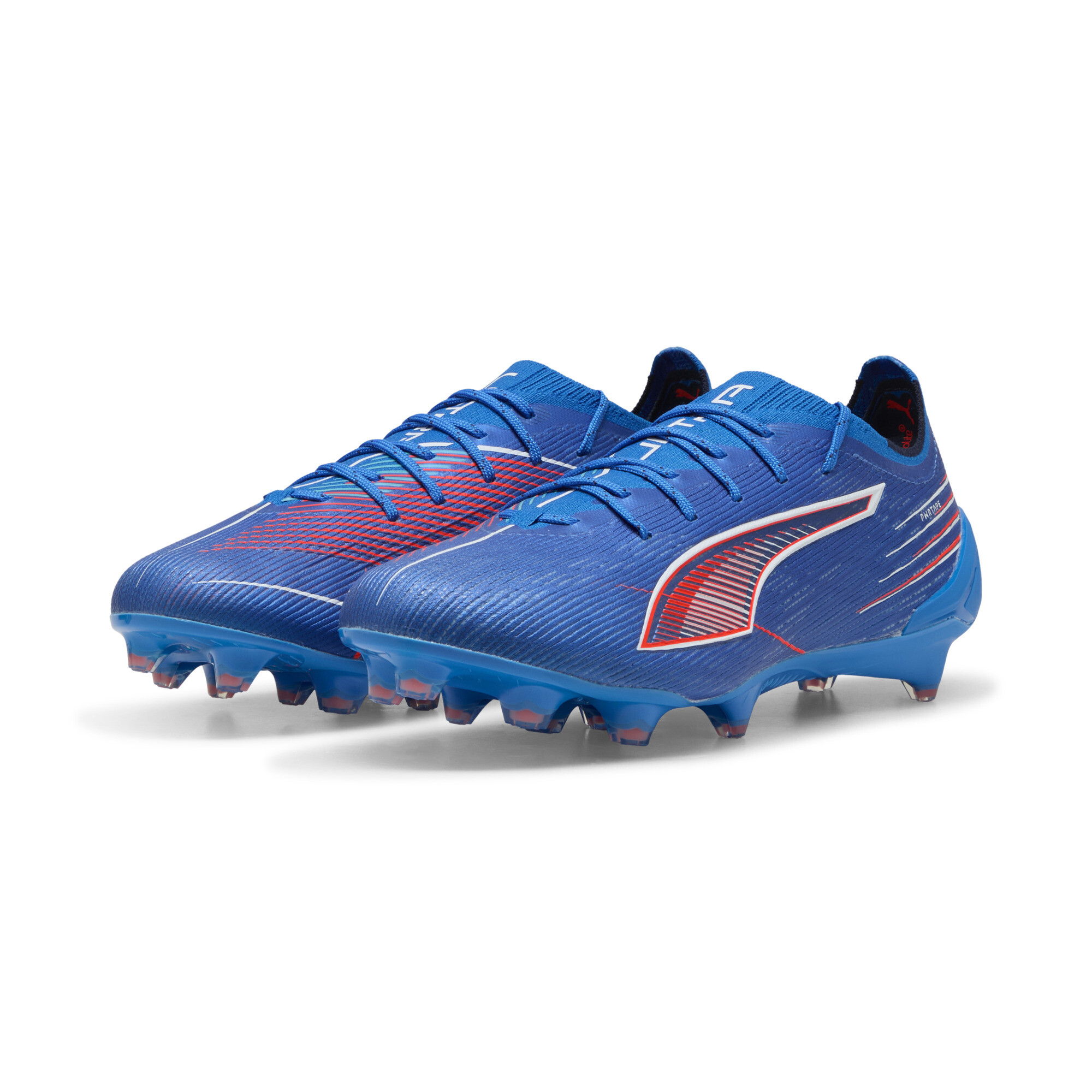 PUMA ULTRA 6 ULTIMATE FG uniseks voetbalschoenen, Blauw/Rood/Wit, Maat 44 thumbnail 7