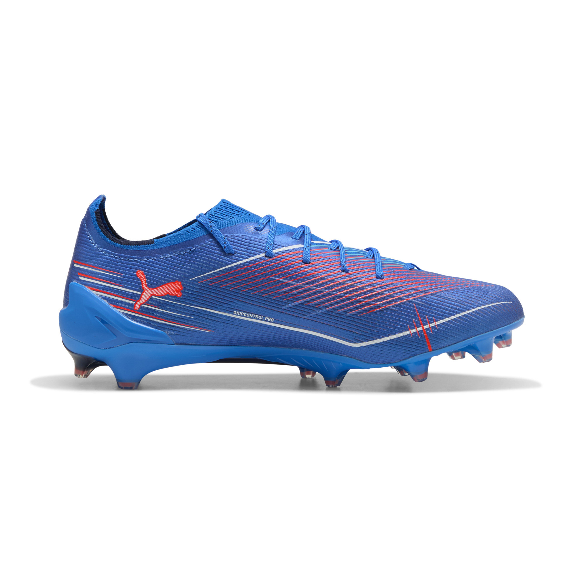 PUMA ULTRA 6 ULTIMATE FG uniseks voetbalschoenen, Blauw/Rood/Wit, Maat 44 thumbnail 4