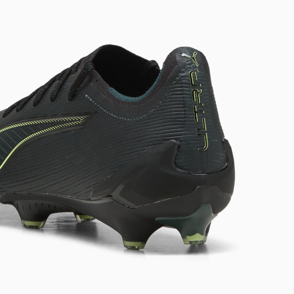 ULTRA 6 ULTIMATE FG Football Boots Unisex, PUMA Black-Fizzy Light-Green Terrain, large-ZAF