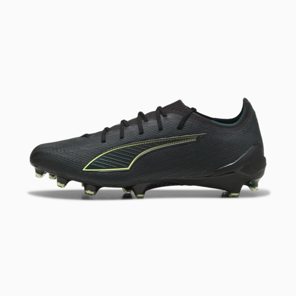 ULTRA 6 ULTIMATE FG Football Boots Unisex, PUMA Black-Fizzy Light-Green Terrain, large-ZAF