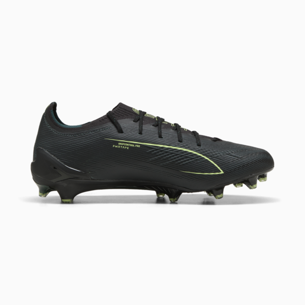 ULTRA 6 ULTIMATE FG Football Boots Unisex, PUMA Black-Fizzy Light-Green Terrain, large-ZAF
