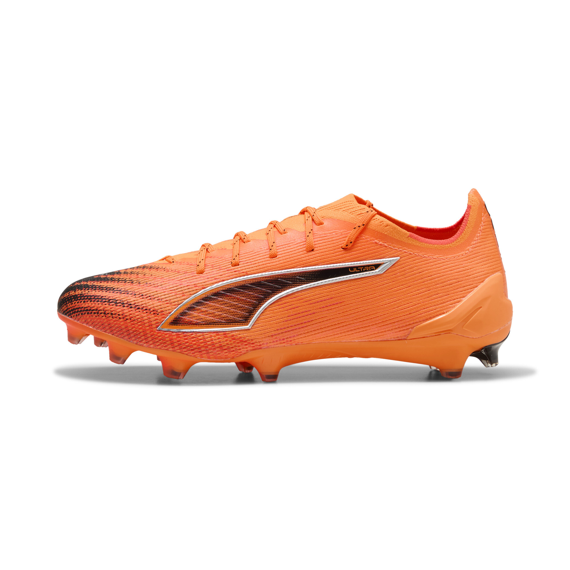 PUMA ULTRA 6 ULTIMATE FG uniseks voetbalschoenen, Zwart/Rood, Maat 47