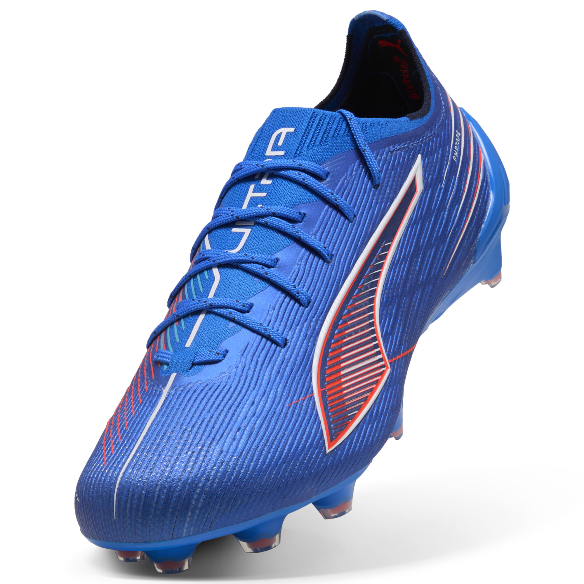 PUMA ULTRA 6 ULTIMATE FG voetbalschoenen voor Dames, Blauw/Rood/Wit, Maat 38 thumbnail 3