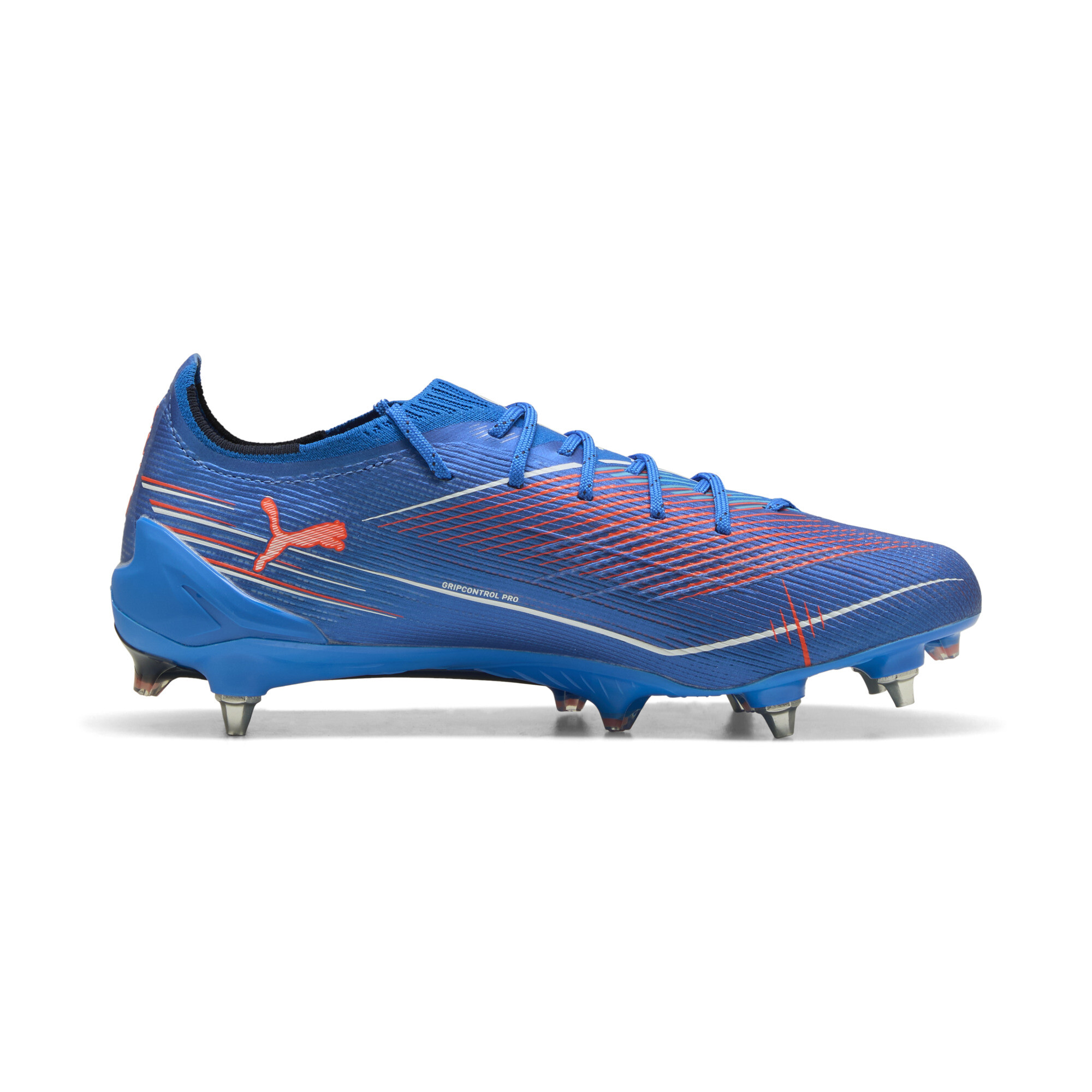 PUMA ULTRA 6 ULTIMATE MxSG uniseks voetbalschoenen, Blauw/Rood/Wit, Maat 42,5 thumbnail 3