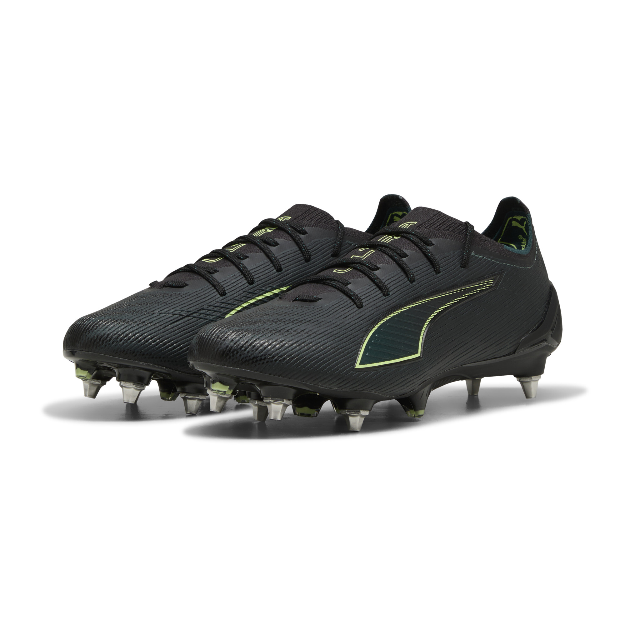 PUMA ULTRA 6 ULTIMATE MxSG uniseks voetbalschoenen, Groen/Zwart, Maat 43 thumbnail 6