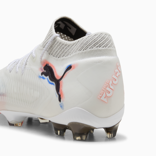 FUTURE 8 ULTIMATE FG Football Boots Unisex, PUMA White-PUMA Black-Glowing Red, large-ZAF