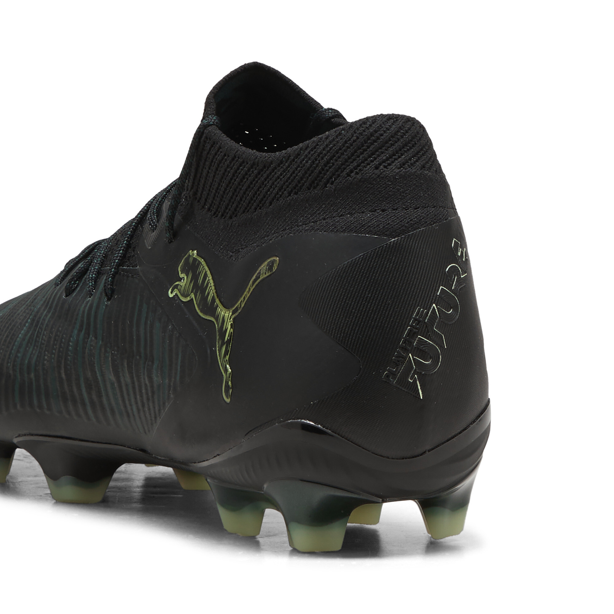 PUMA FUTURE 8 ULTIMATE FG uniseks voetbalschoenen, Groen/Zwart, Maat 44,5 thumbnail 5