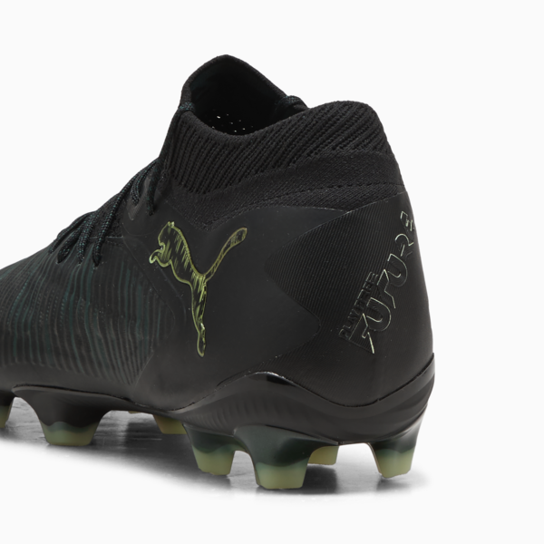FUTURE 8 ULTIMATE FG Football Boots Unisex, PUMA Black-Fizzy Light-Green Terrain, large-ZAF