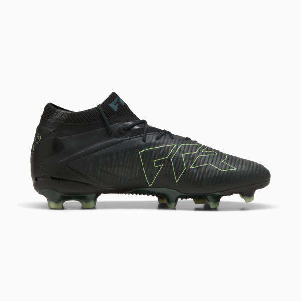 FUTURE 8 ULTIMATE FG Football Boots Unisex, PUMA Black-Fizzy Light-Green Terrain, large-ZAF