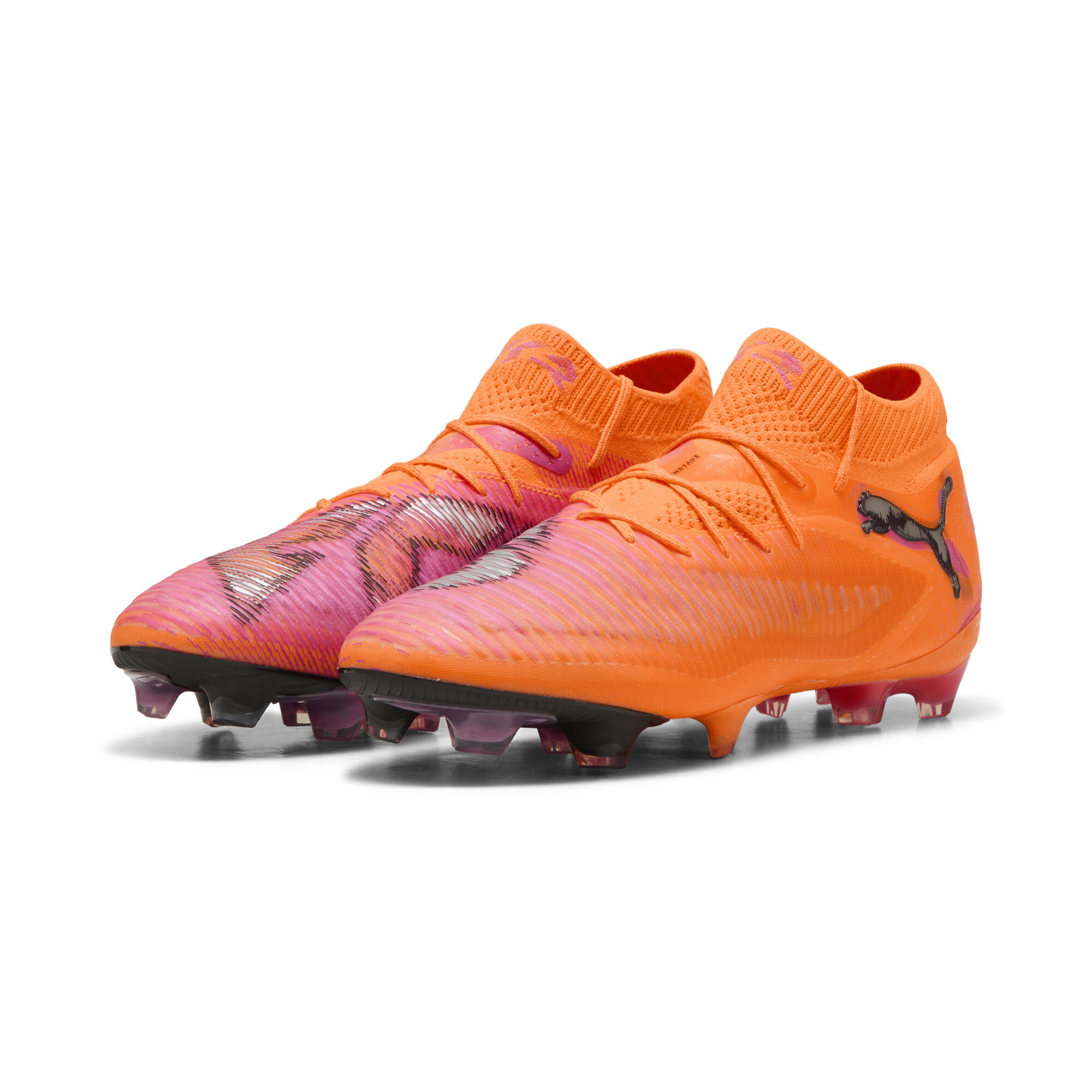 PUMA FUTURE 8 ULTIMATE FG uniseks voetbalschoenen, Zwart, Maat 40 thumbnail 6