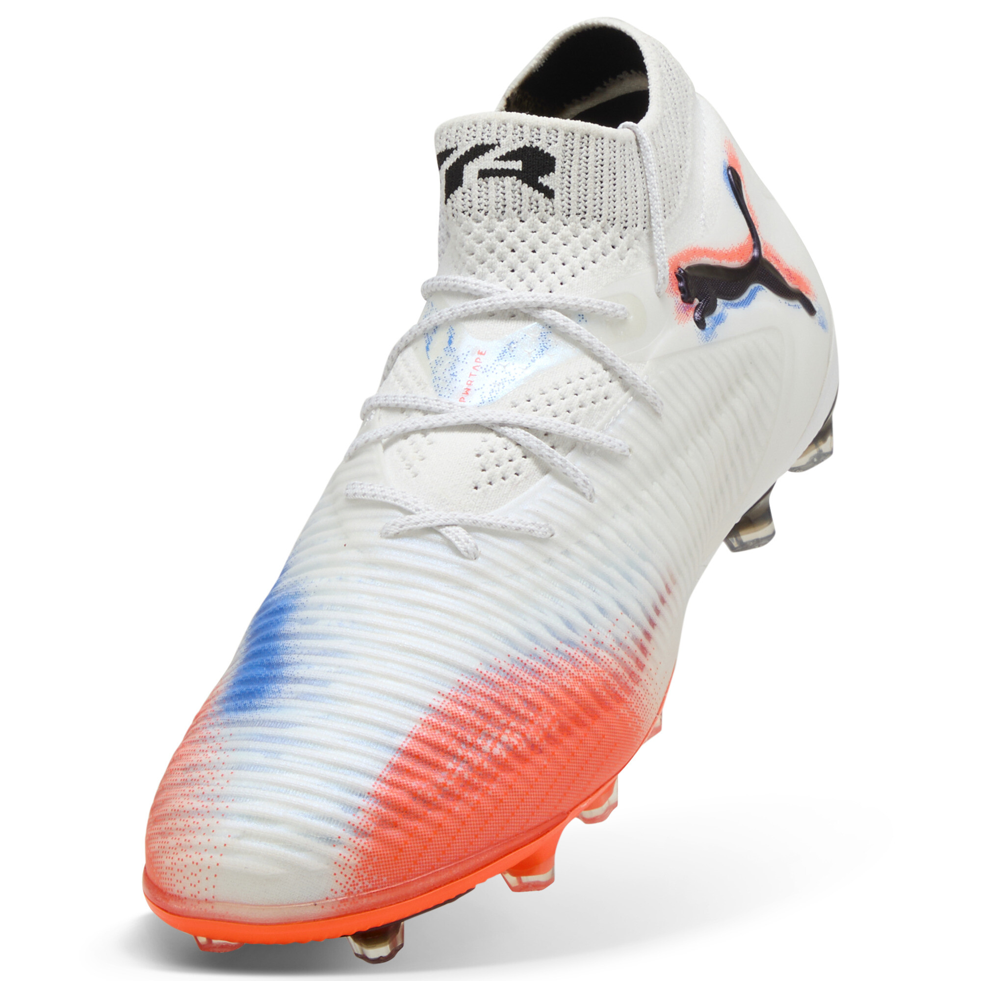 PUMA FUTURE 8 ULTIMATE AG uniseks voetbalschoenen, Zwart/Rood/Wit, Maat 39 thumbnail 3