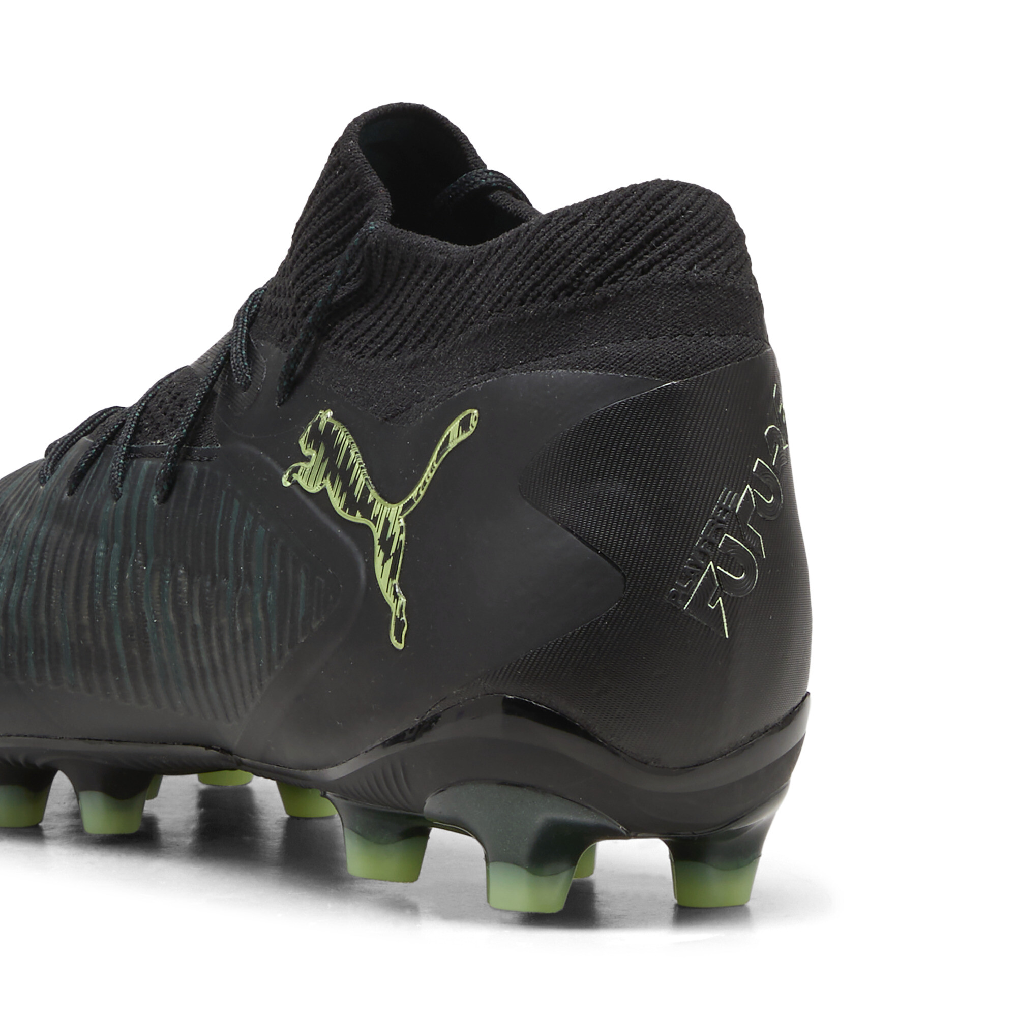 PUMA FUTURE 8 ULTIMATE AG uniseks voetbalschoenen, Groen/Zwart, Maat 42,5 thumbnail 5