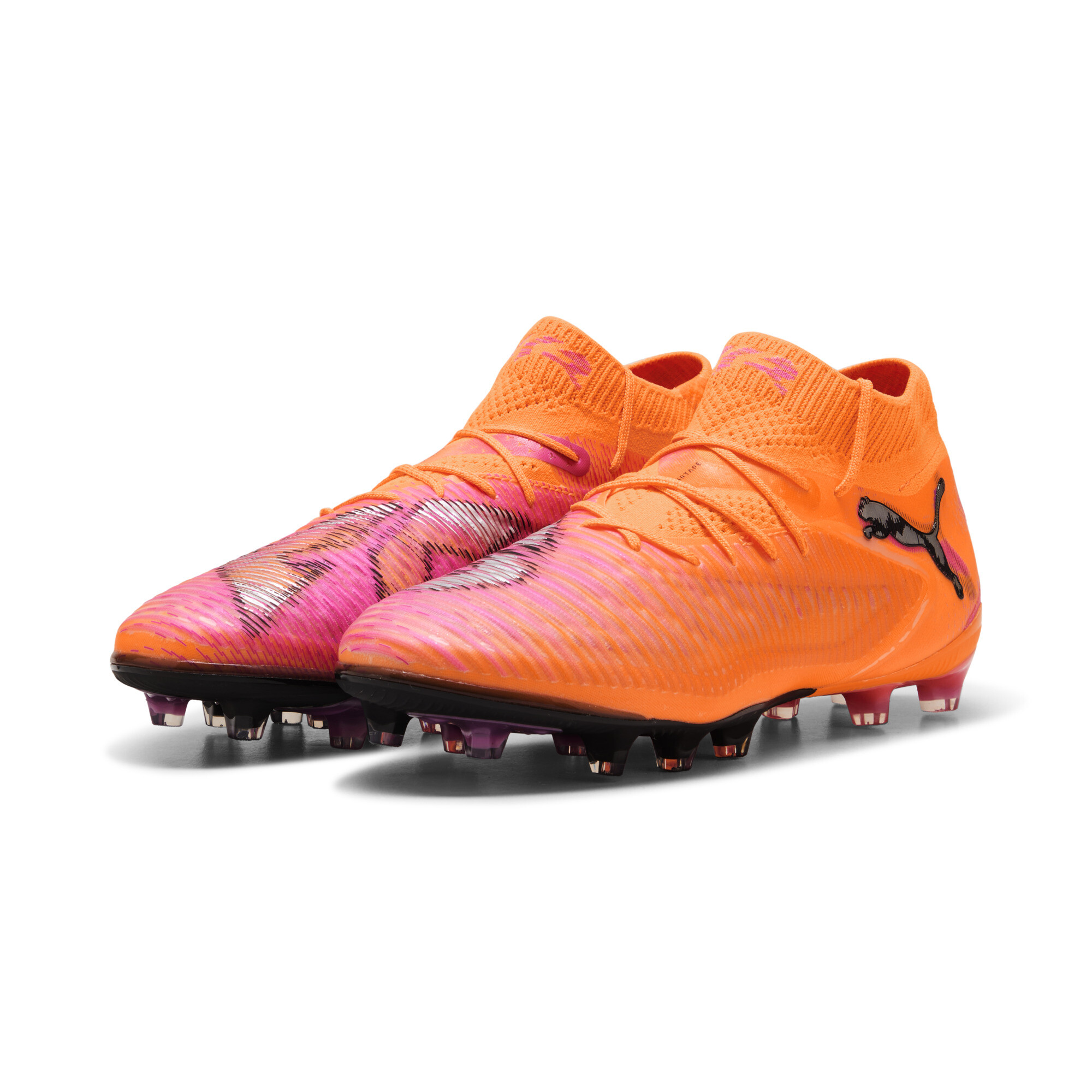 PUMA FUTURE 8 ULTIMATE AG uniseks voetbalschoenen, Zwart, Maat 39 thumbnail 6