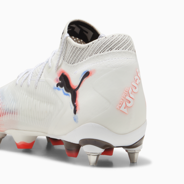 FUTURE 8 ULTIMATE MxSG Football Boots Unisex, PUMA White-PUMA Black-Glowing Red, large-ZAF