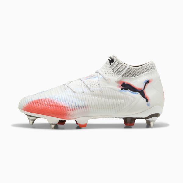 FUTURE 8 ULTIMATE MxSG Football Boots Unisex, PUMA White-PUMA Black-Glowing Red, large-ZAF