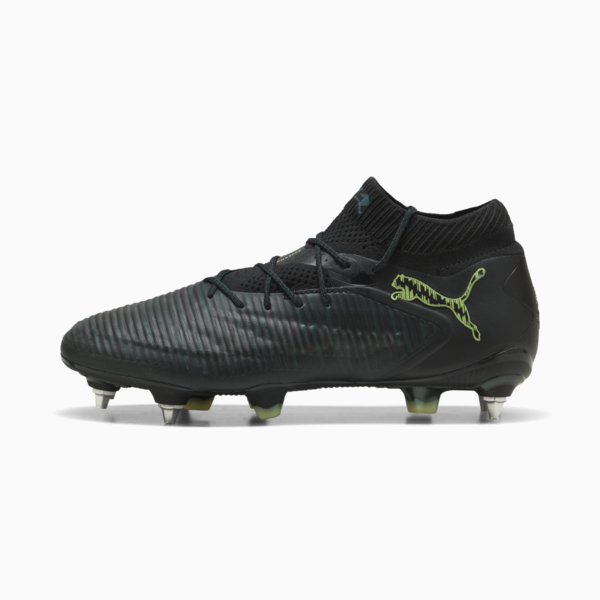 FUTURE 8 ULTIMATE MxSG Football Boots Unisex, PUMA Black-Fizzy Light-Green Terrain, large-ZAF