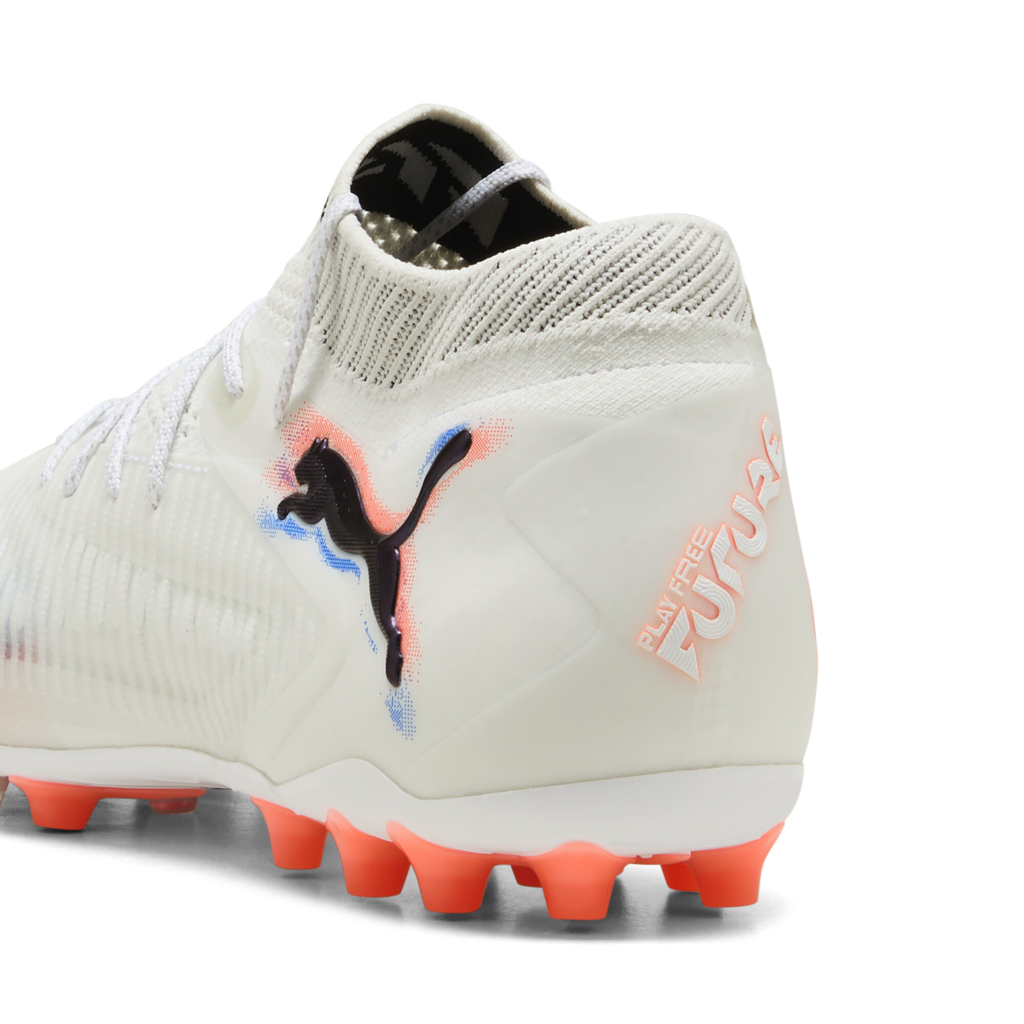 PUMA FUTURE 8 ULTIMATE MG voetbalschoenen uniseks, Zwart/Rood/Wit, Maat 44 thumbnail 5