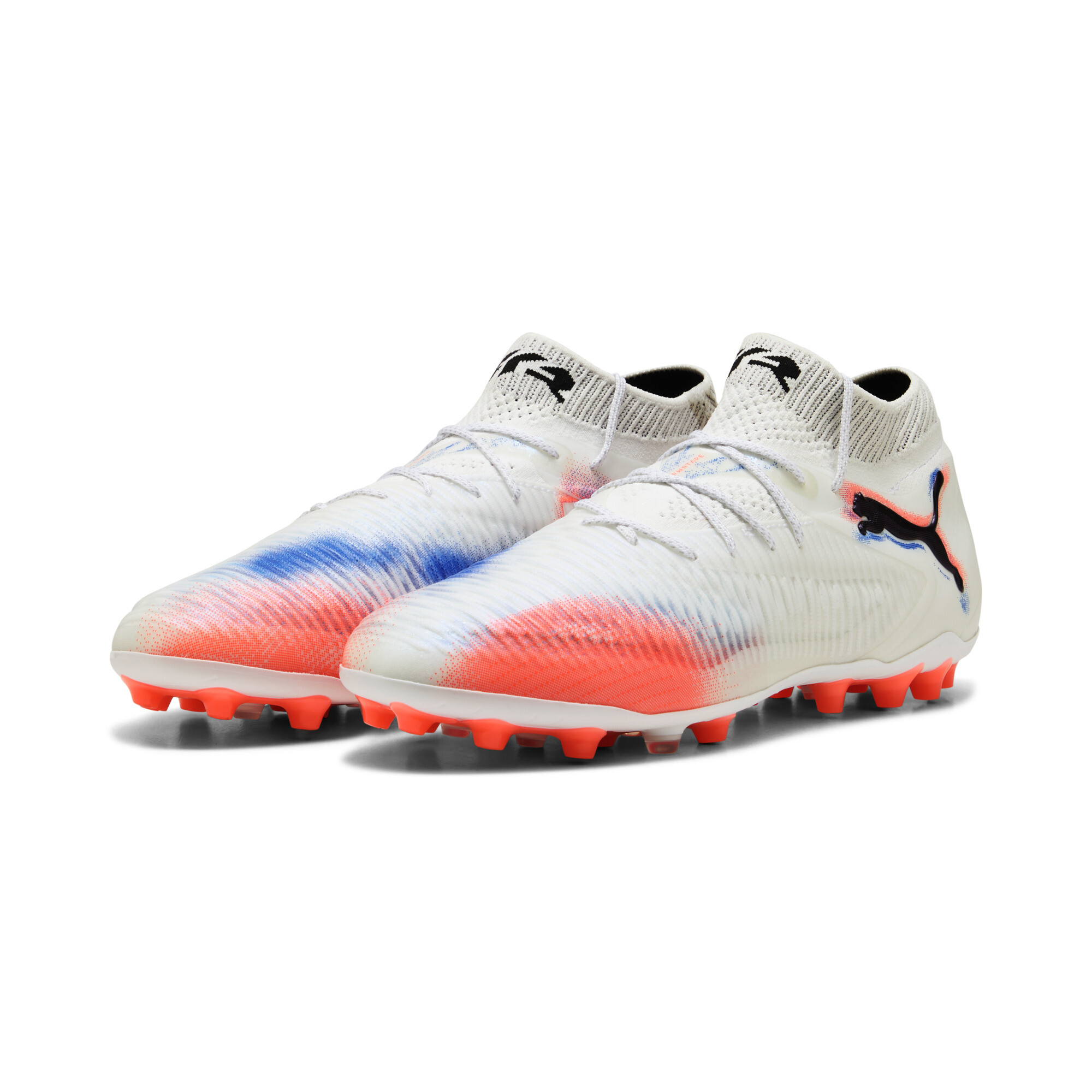 PUMA FUTURE 8 ULTIMATE MG voetbalschoenen uniseks, Zwart/Rood/Wit, Maat 44 thumbnail 6