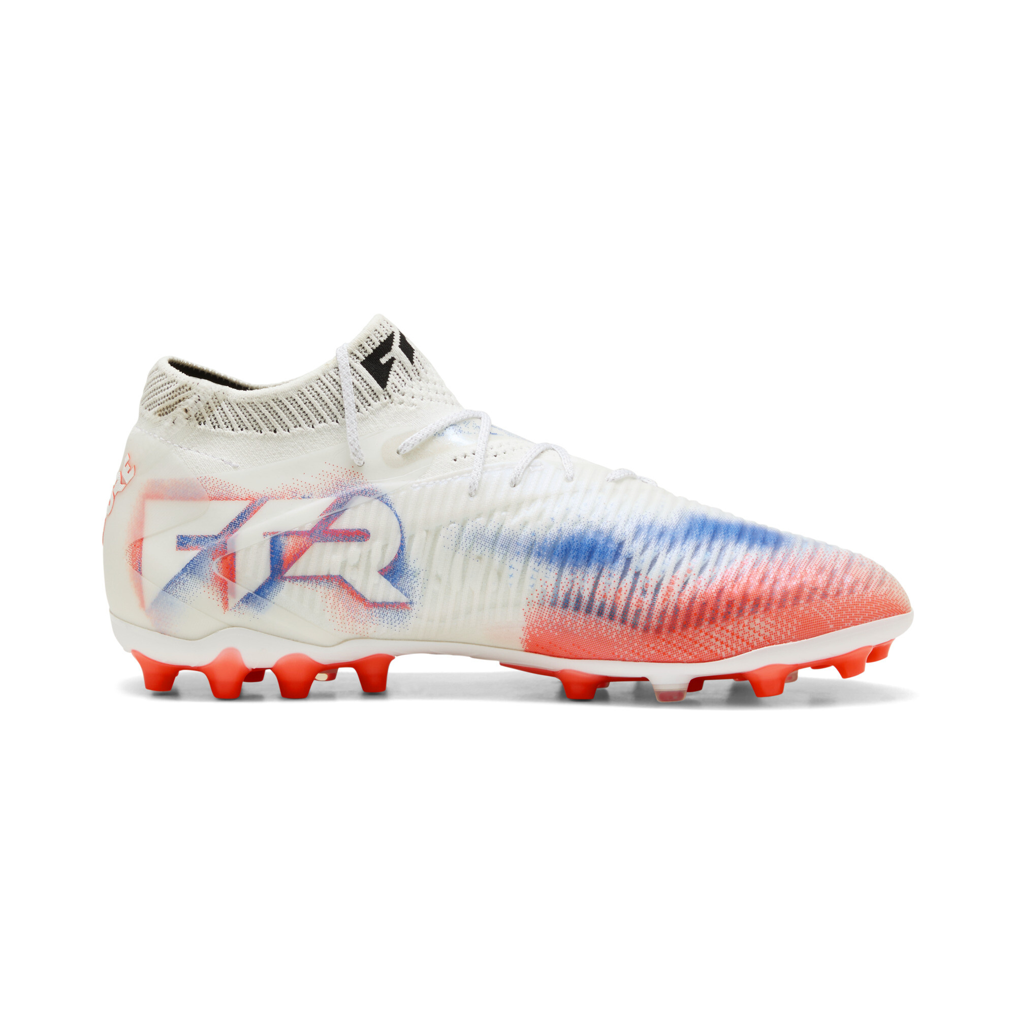 PUMA FUTURE 8 ULTIMATE MG voetbalschoenen uniseks, Zwart/Rood/Wit, Maat 44 thumbnail 3