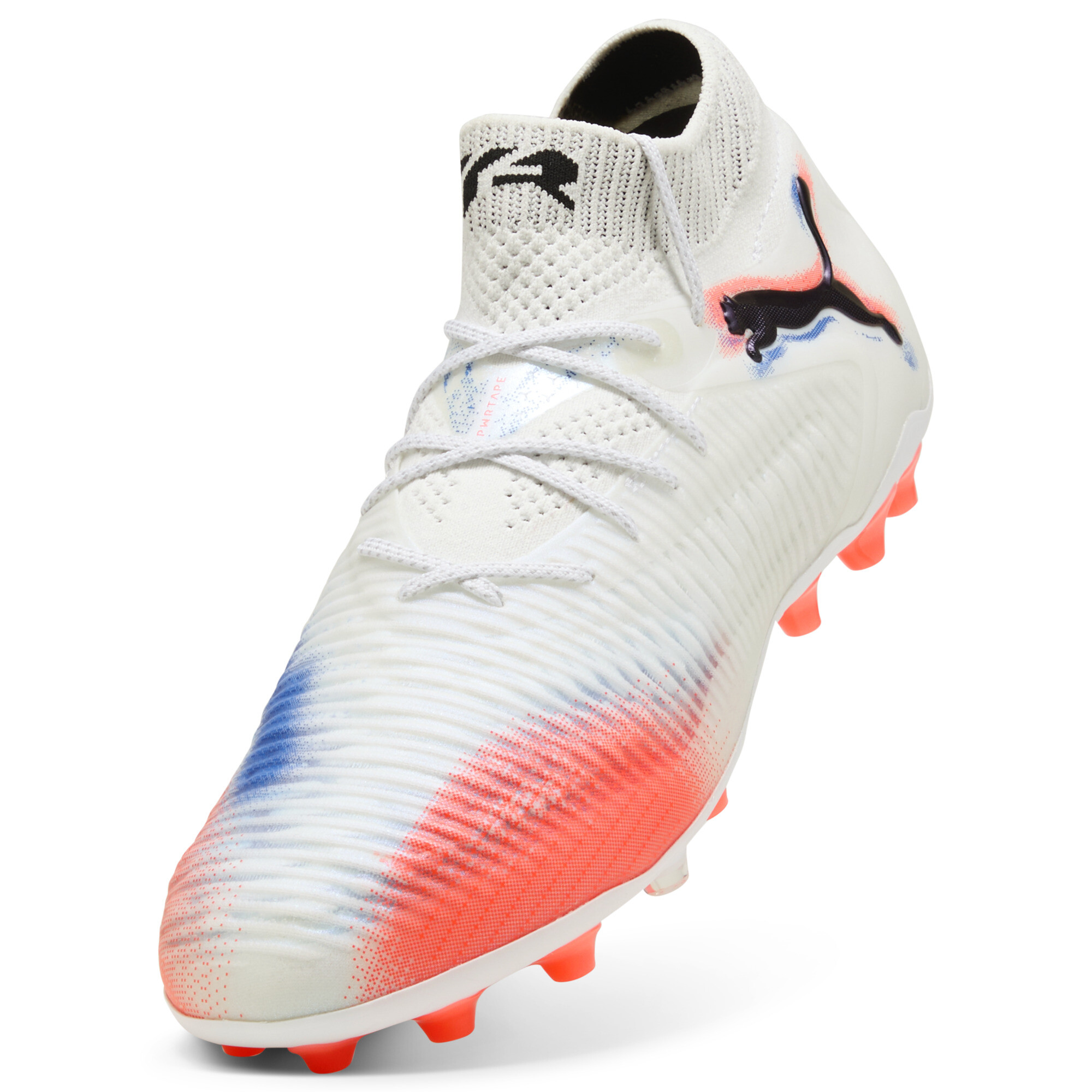 PUMA FUTURE 8 ULTIMATE MG voetbalschoenen uniseks, Zwart/Rood/Wit, Maat 44 thumbnail 2
