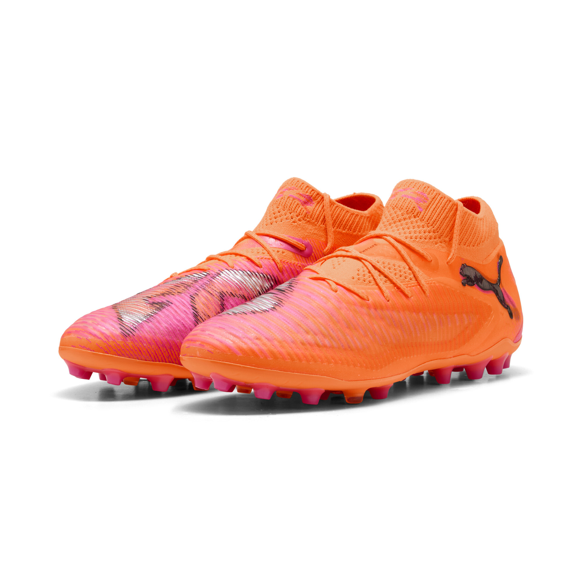 PUMA FUTURE 8 ULTIMATE MG voetbalschoenen uniseks, Zwart, Maat 42,5 thumbnail 6