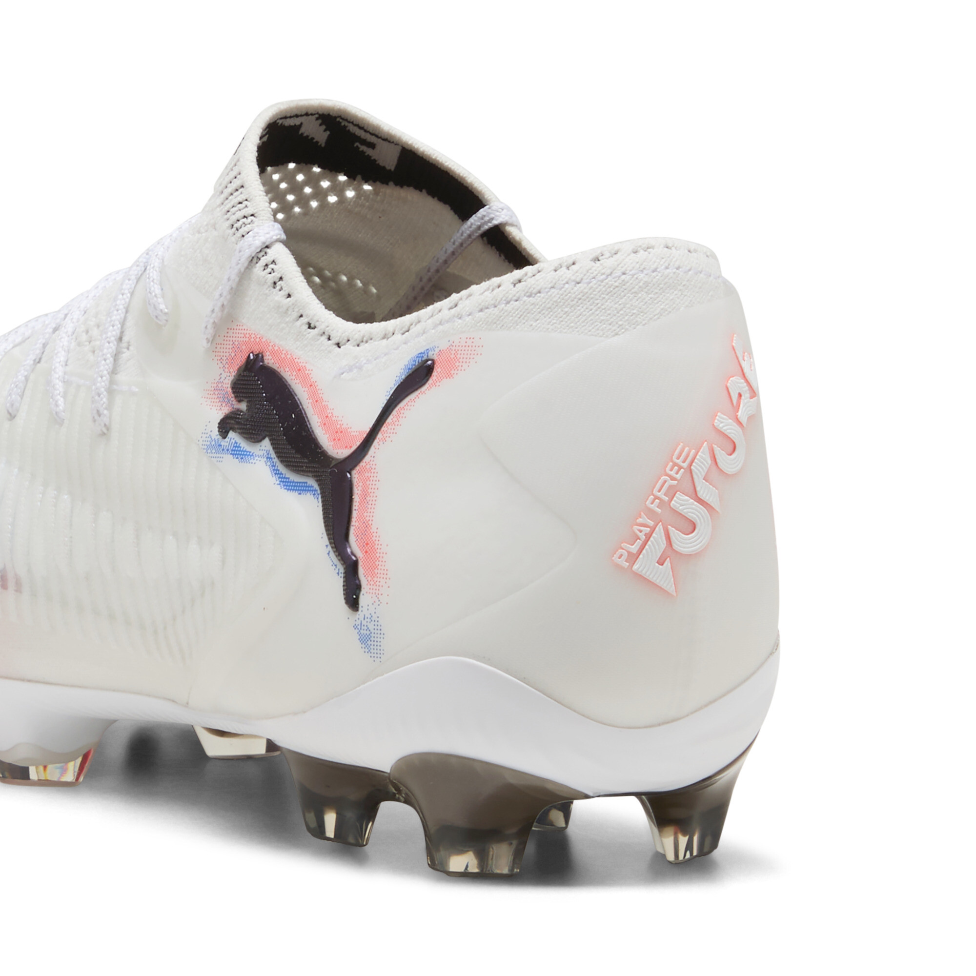 PUMA FUTURE 8 ULTIMATE FG lage uniseks voetbalschoenen, Zwart/Rood/Wit, Maat 44,5 thumbnail 5