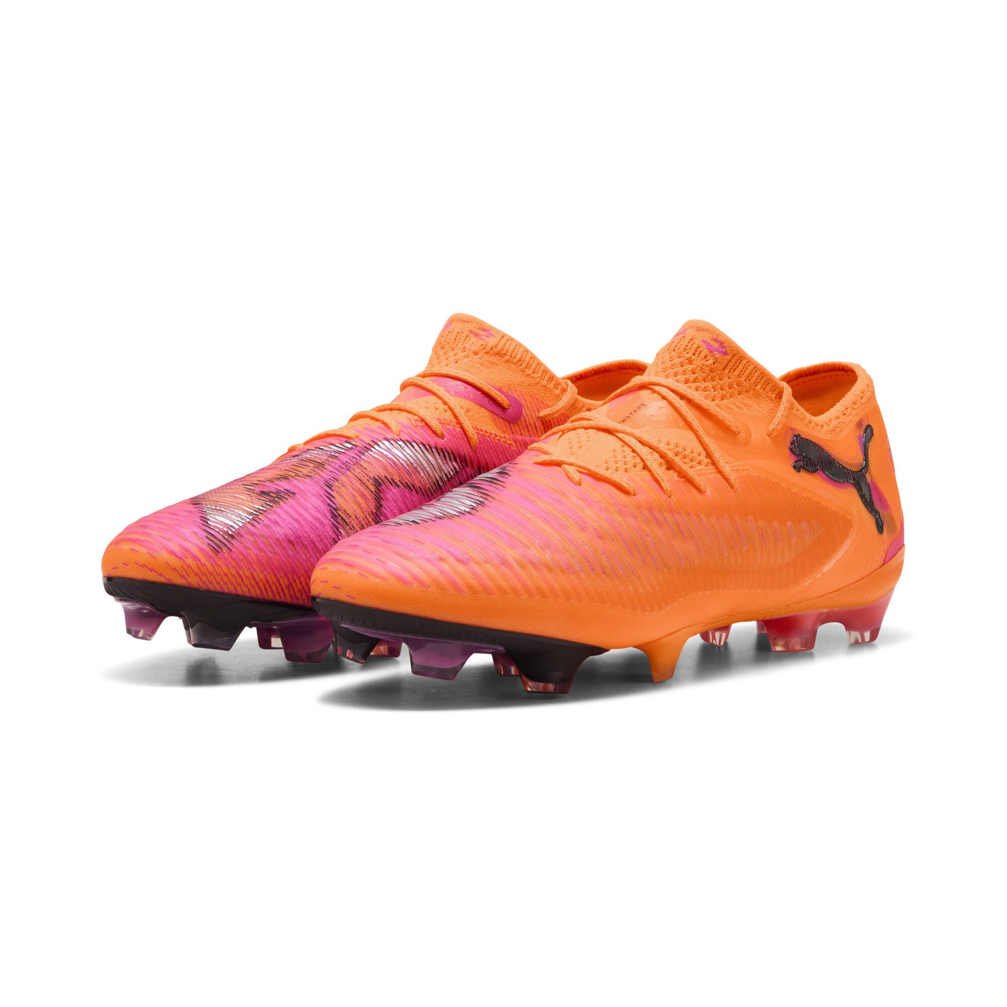 PUMA FUTURE 8 ULTIMATE FG lage uniseks voetbalschoenen, Zwart, Maat 46 thumbnail 6