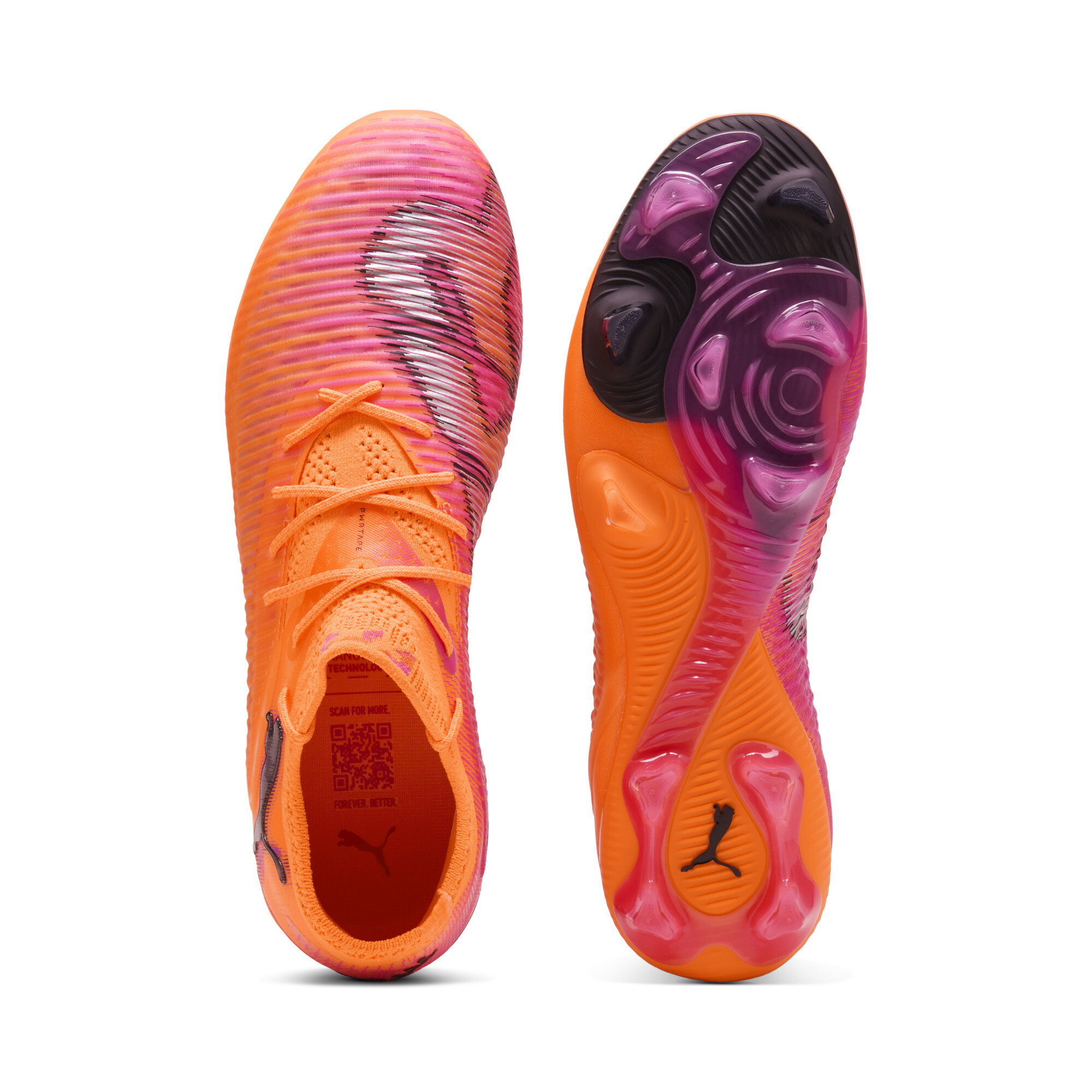 PUMA FUTURE 8 ULTIMATE FG lage uniseks voetbalschoenen, Zwart, Maat 46 thumbnail 4