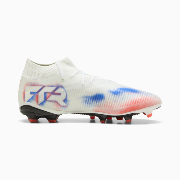 FUTURE 8 PRO FG/AG Football Boots Unisex, PUMA White-PUMA Black-Glowing Red, large-ZAF